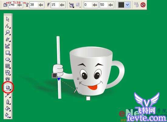 Coreldraw9绘制可爱卡通杯子教程 优图宝 CorelDraw实例教程