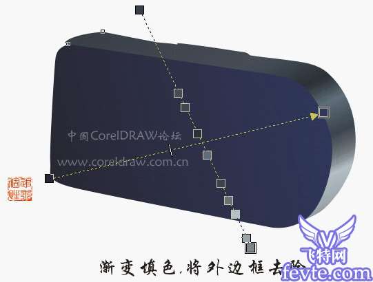 CDR绘制索尼DSC-P10相机 优图宝 CorelDraw实例教程