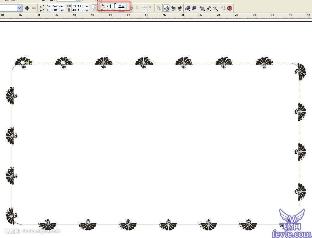 CorelDRAW绘制漂亮的花纹边框 优图宝 CorelDraw实例教程