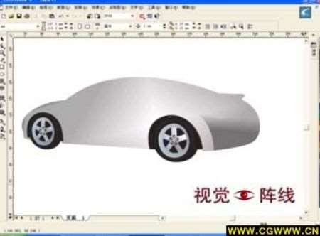 CDR绘制宝马汽车 优图宝 CDR实例教程