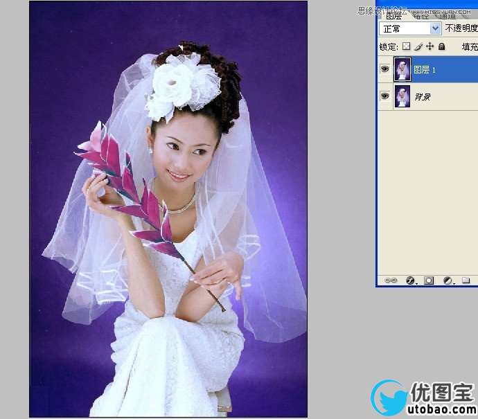 Photoshop慢方法细心抠出婚纱照,PS教程,16xx8.com教程网