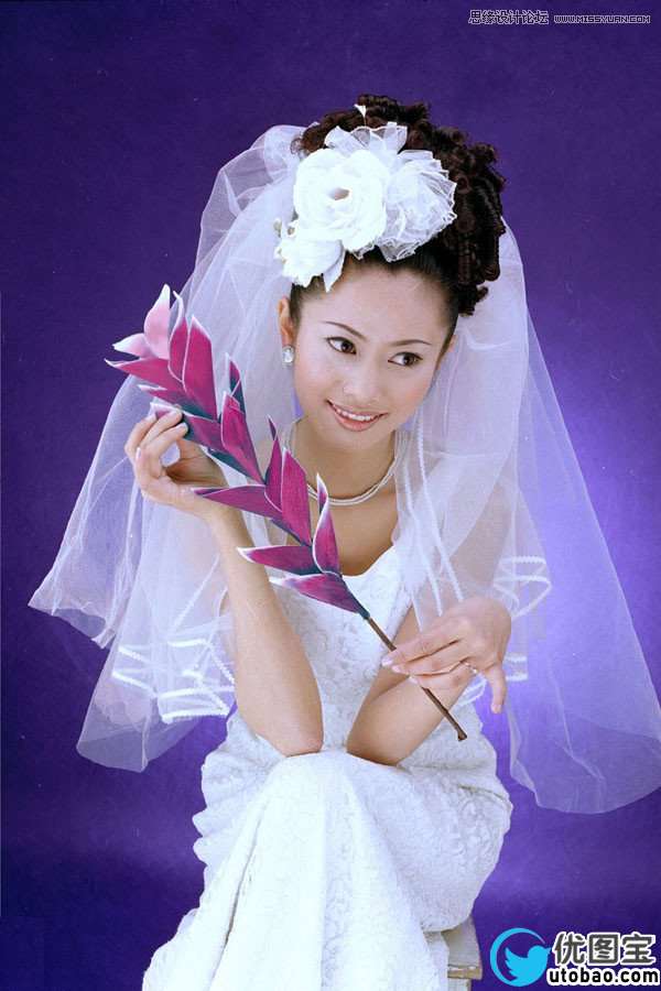 Photoshop慢方法细心抠出婚纱照,PS教程,16xx8.com教程网