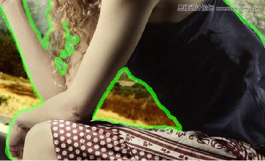 Photoshop基础教程：巧用抽出滤镜给美女抠图,PS教程,16xx8.com教程网