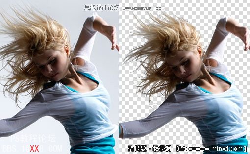 Photoshop抠图教程：巧用Alpha色版扣发丝,PS教程,52photoshop