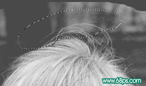 抠头发，用通道抠出精细的发丝及换背景教程