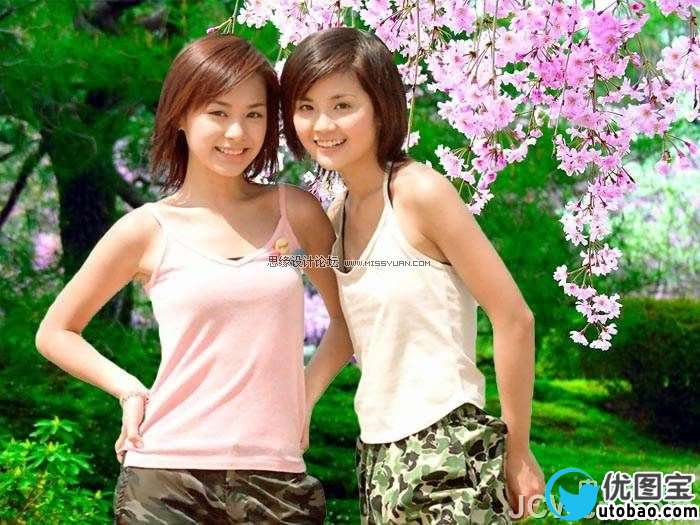 PhotoShop抽出完美快速抠出Twins照片教程 教程