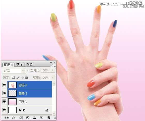 Photoshop使用另类方法给手摸抠图,PS教程,16xx8.com教程网