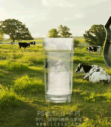 抠玻璃，利用蒙版抠透明玻璃杯教程_www.utobao.com