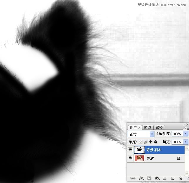 Photoshop使用通道混合器给狗狗抠图,PS教程,16xx8.com教程网
