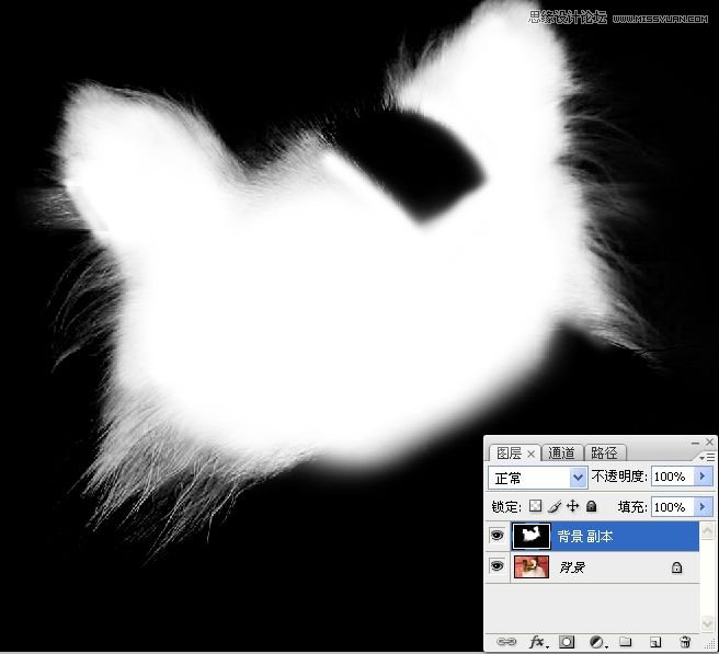 Photoshop使用通道混合器给狗狗抠图,PS教程,16xx8.com教程网
