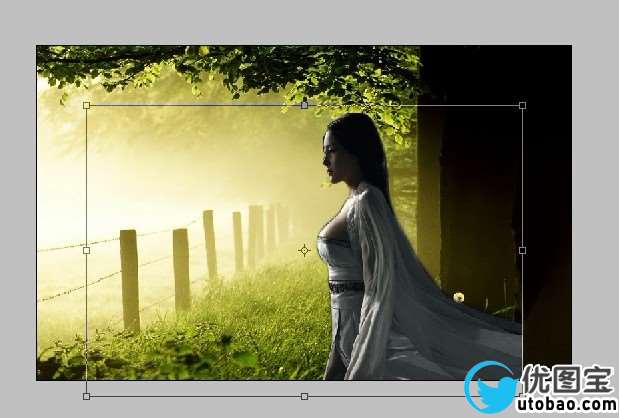 Photoshop根据图片场景抠出美女图片,PS教程,