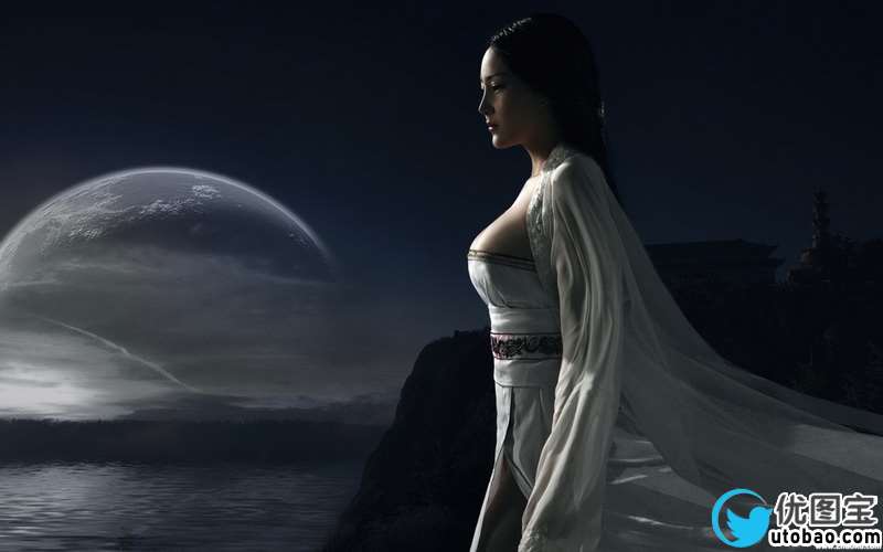 Photoshop根据图片场景抠出美女图片,PS教程,