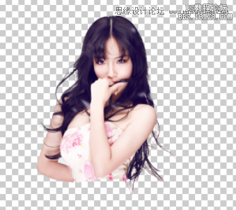 Photoshop快速给美女模特照片抠图,PS教程,16xx8.com教程网