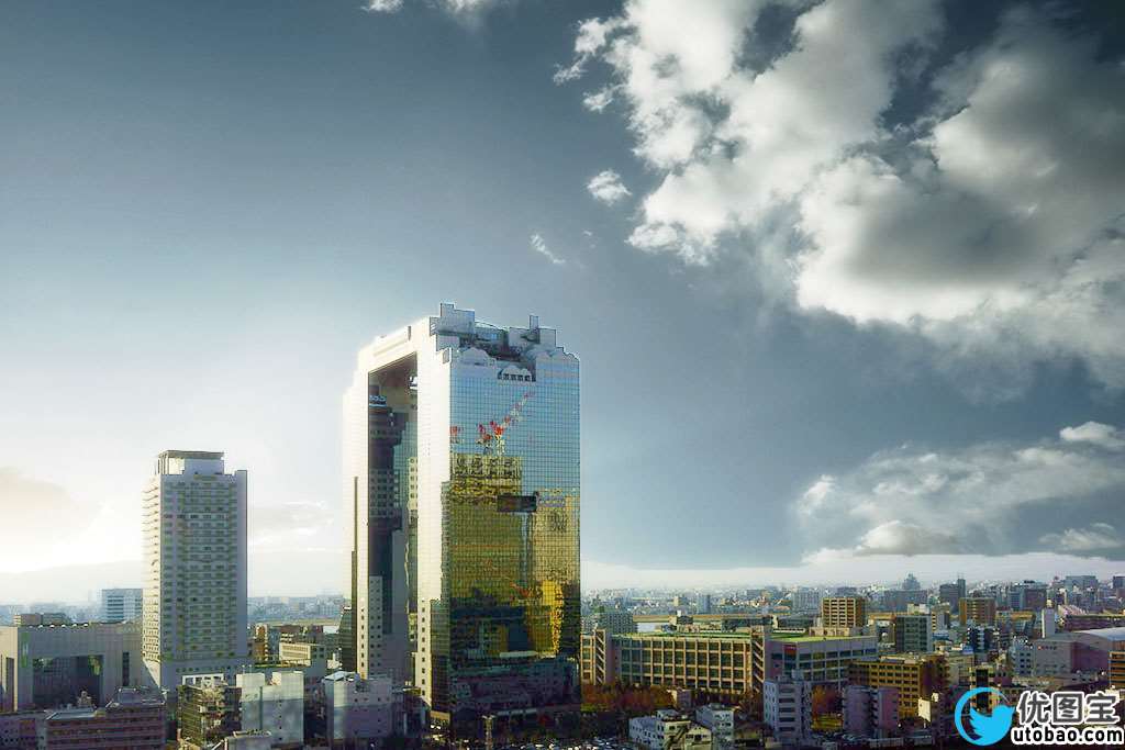 换天空,教你怎么用PS加天空_www.utobao.com