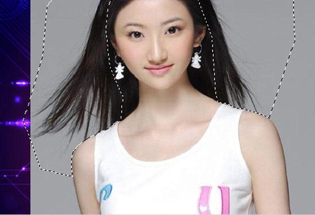 背景橡皮擦抠图教程_ps教程自学网(www.utobao.com) 背景橡皮擦抠图教程