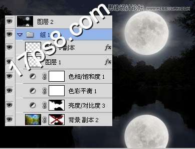 Photoshop把白天风景照片变黑夜效果,52photoshop教程