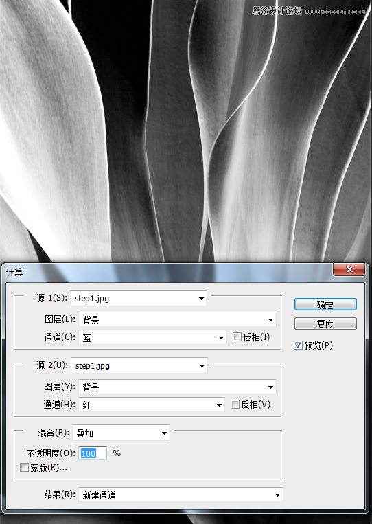 Photoshop使用计算工具调出别致的颜色