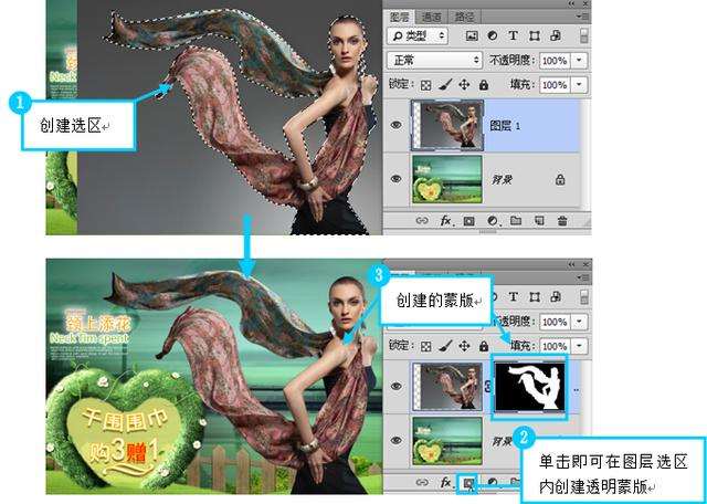 PS基础教程-Photoshop中图层蒙版的创建类型和操作方法？