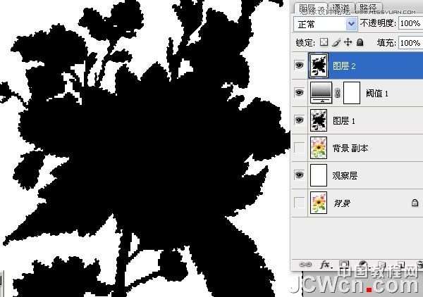 Photoshop给花朵照片制作成十字绣效果,52photoshop教程