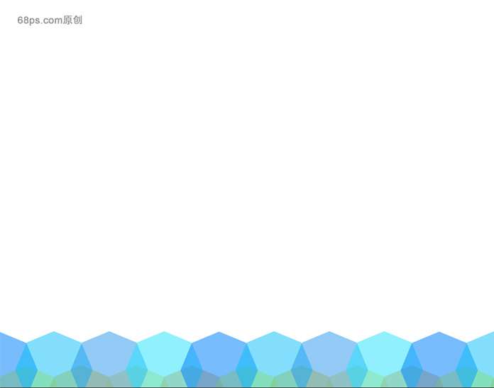 Photoshop制作创意的几何图案填充图案