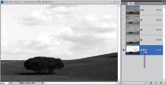 风光片天空photoshop处理技巧示例 三联