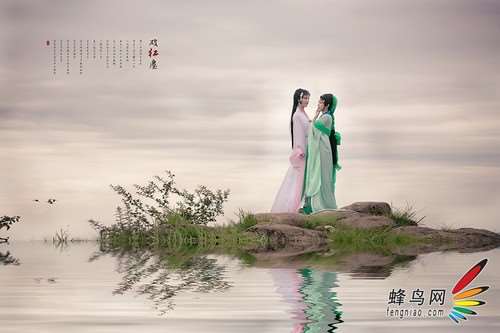 PS如何利用插件制造梦幻中国风效果 三联