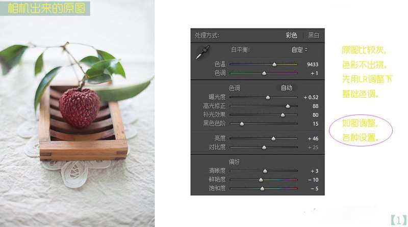 Lightroom结合PS调出静物照片小清新效果