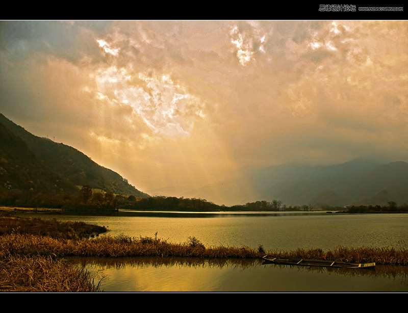 Photoshop调出外景风光照绚丽的艺术效果,52photoshop教程