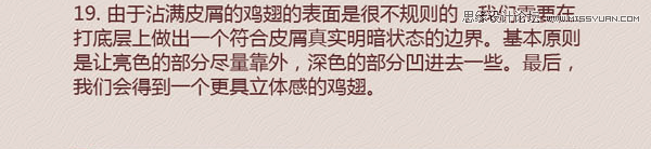 Photoshop绘制逼真的炸鸡翅图标教程