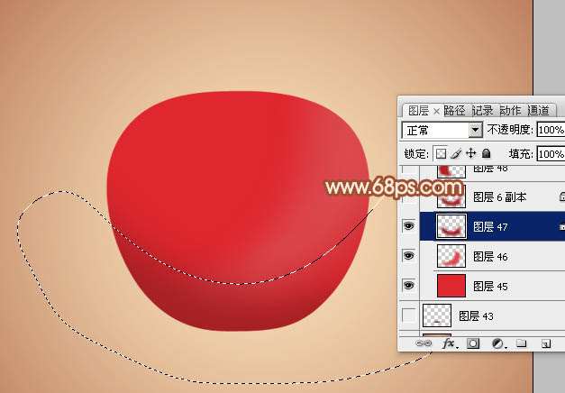 PS再次鼠绘红苹果 优图宝 PS鼠绘教程