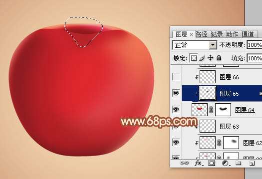 PS再次鼠绘红苹果 优图宝 PS鼠绘教程