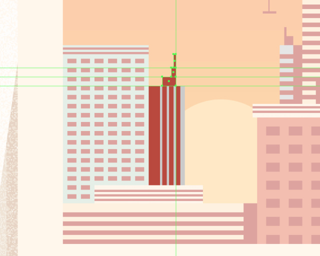 PS像素法绘制城市插画教程 优图宝 PS鼠绘教程