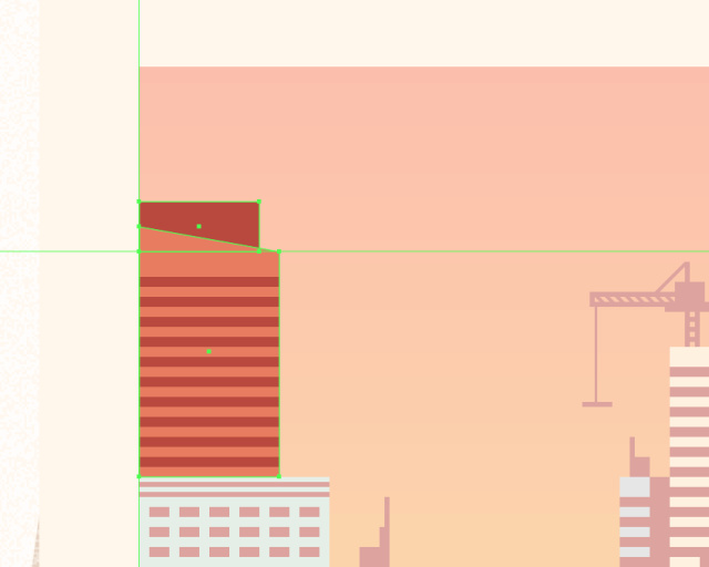 PS像素法绘制城市插画教程 优图宝 PS鼠绘教程