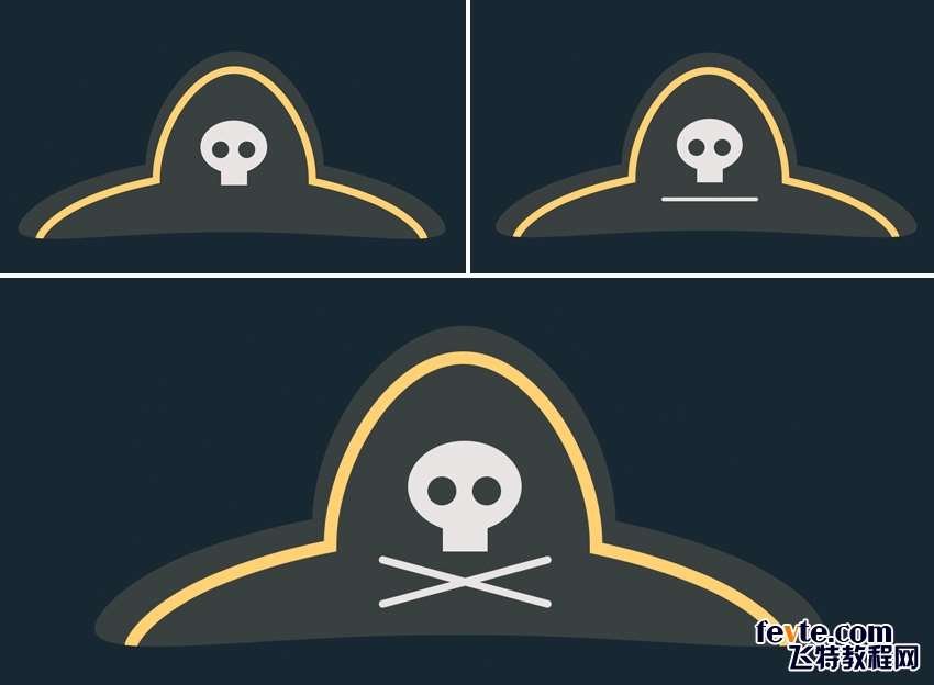 PS绘制海盗图标 优图宝 PS鼠绘教程