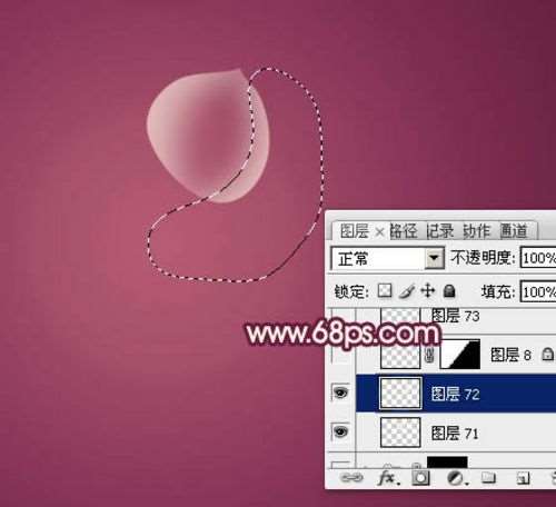 PS绘制漂亮透明效果花朵 优图宝  PS鼠绘教程