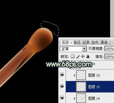 PS绘制超酷燃烧的火柴效果 优图宝 PS鼠绘教程