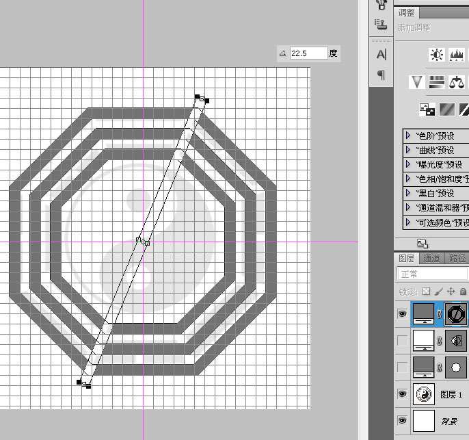 PS CS6布尔运算工具绘制太极八卦图 优图宝 PS鼠绘教程10