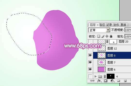 PS绘制逼真淡紫色蝴蝶兰的方法 优图宝 PS鼠绘教程