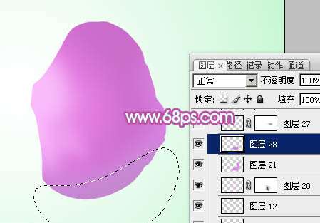PS绘制逼真淡紫色蝴蝶兰的方法 优图宝 PS鼠绘教程