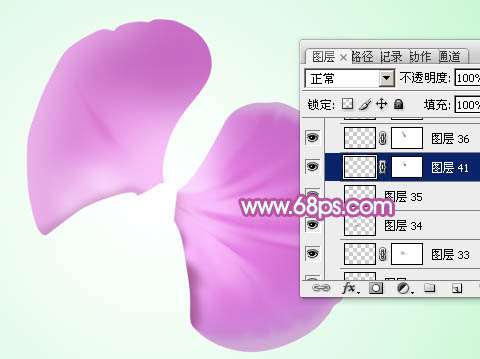 PS绘制逼真淡紫色蝴蝶兰的方法 优图宝 PS鼠绘教程