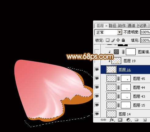 PS鼠绘超漂亮牡丹花 优图宝 PS鼠绘教程