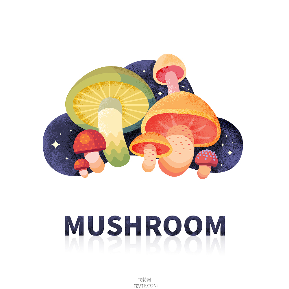 PS绘制质感噪点插画教程