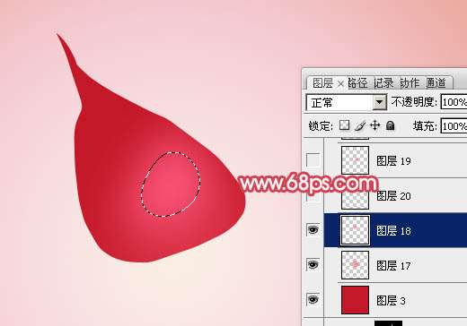 PS鼠绘红玫瑰教程 优图宝 PS鼠绘教程