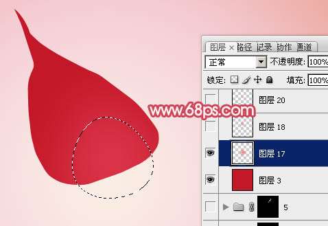 PS鼠绘红玫瑰教程 优图宝 PS鼠绘教程