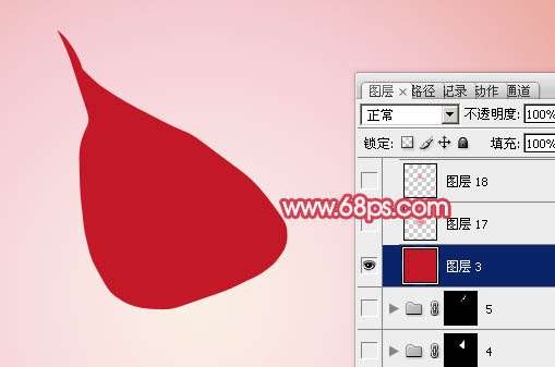 PS鼠绘红玫瑰教程 优图宝 PS鼠绘教程