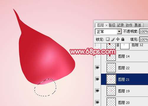 PS鼠绘红玫瑰教程 优图宝 PS鼠绘教程