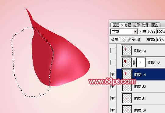 PS鼠绘红玫瑰教程 优图宝 PS鼠绘教程