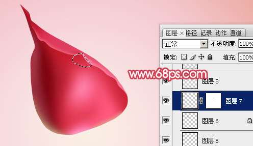 PS鼠绘红玫瑰教程 优图宝 PS鼠绘教程