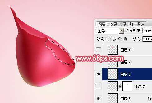 PS鼠绘红玫瑰教程 优图宝 PS鼠绘教程