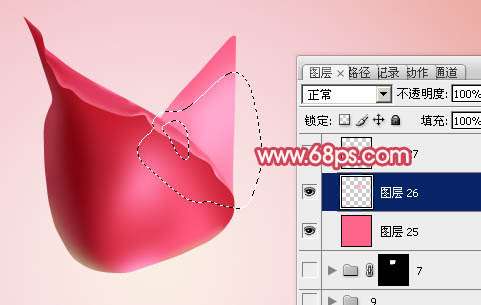 PS鼠绘红玫瑰教程 优图宝 PS鼠绘教程